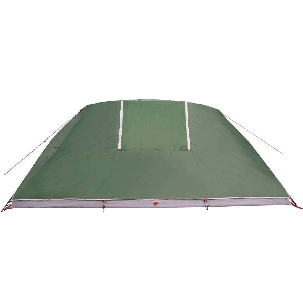 vidaXL Tenda Familiare Cabina per 6 Persone Verde Impermeabile