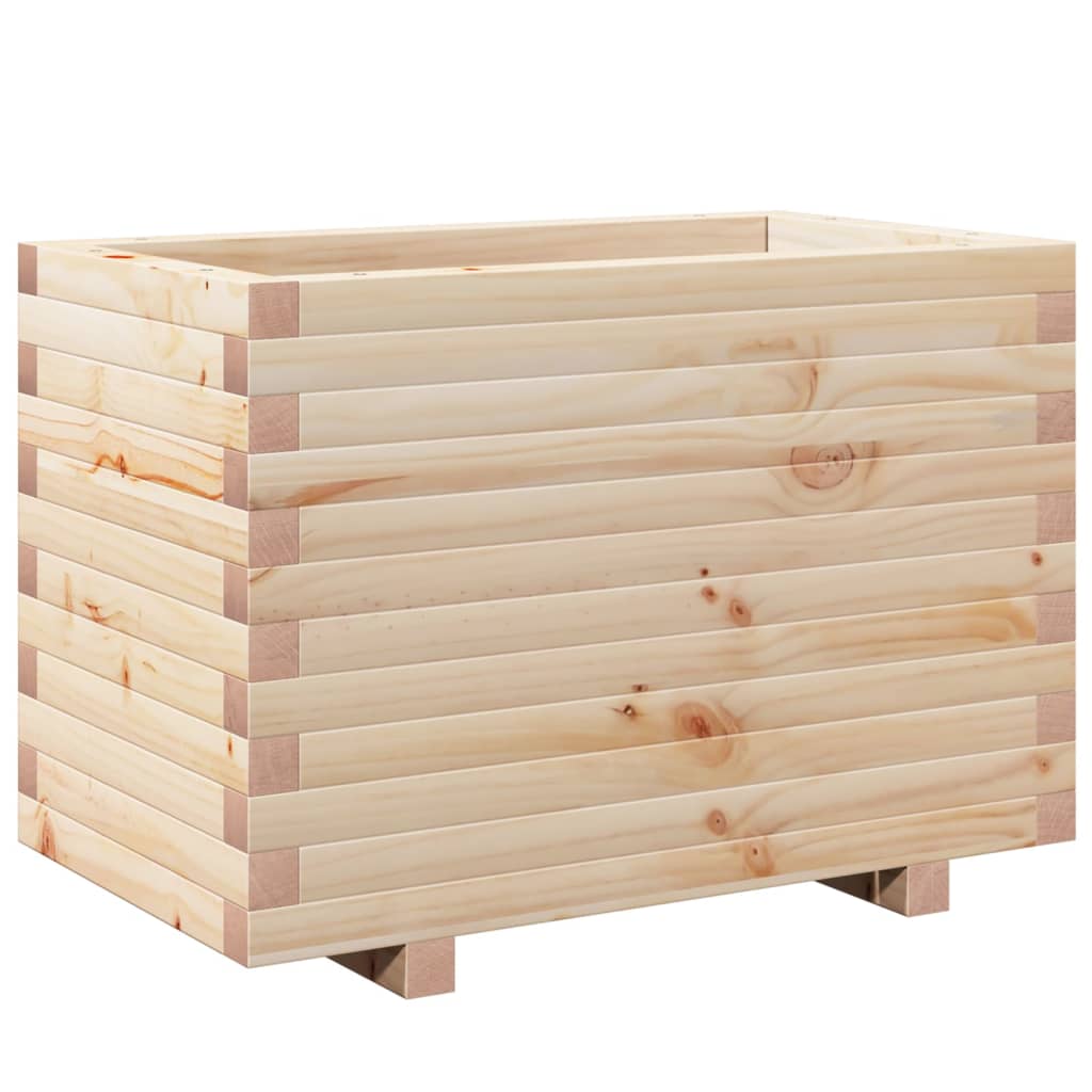 vidaXL Fioriera da Giardino 70x40x49,5 cm in Legno Massello di Pino