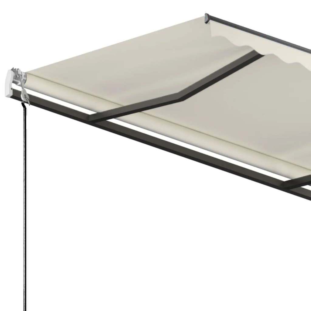 vidaXL Tenda da Sole Manuale Autoportante 300x250 cm Crema