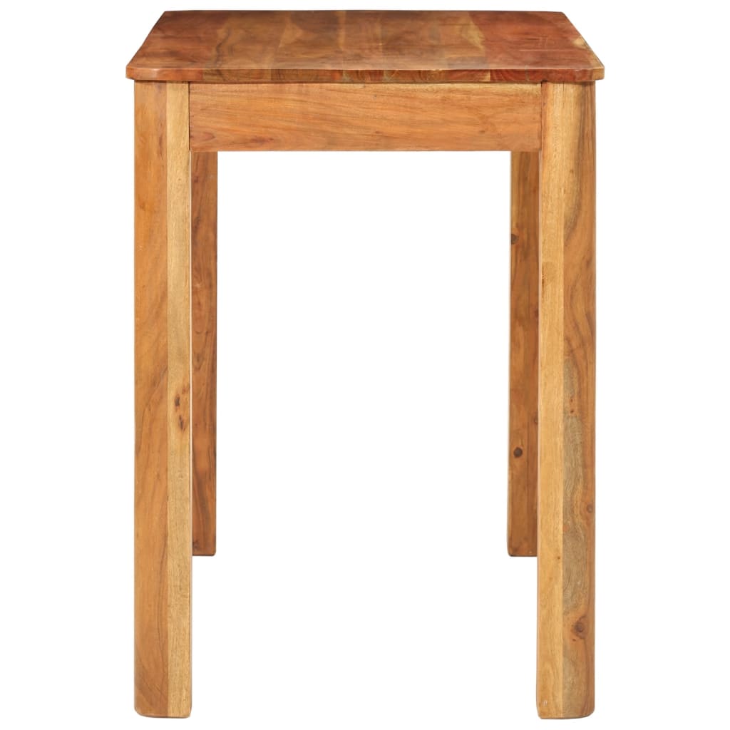 vidaXL Tavolo da Pranzo 110x55x76 cm Legno Massello di Acacia