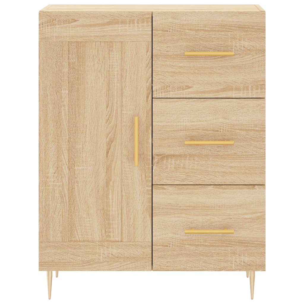 vidaXL Credenza Rovere Sonoma 69,5x34x180 cm in Legno Multistrato