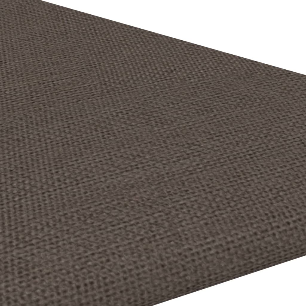 vidaXL Pannelli Murali 12 pz Tortora 30x30 cm Tessuto 0,54 m²