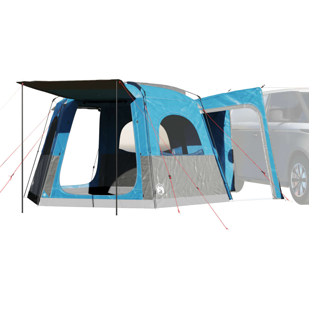 vidaXL Tenda da Campeggio da Auto per 4 Persone Blu Impermeabile