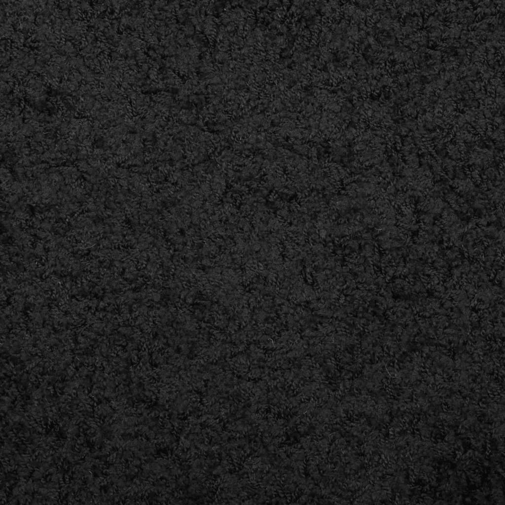 vidaXL Tappeto Shaggy PAMPLONA a Pelo Lungo Moderno Nero 240x240 cm