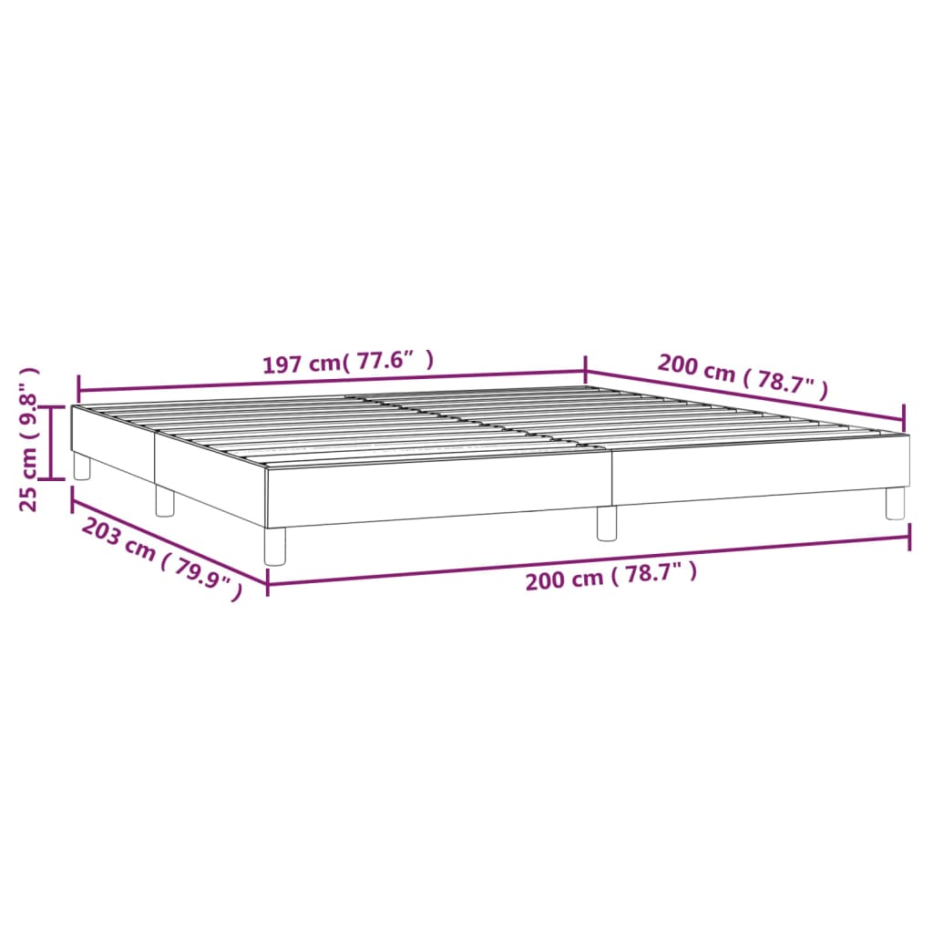 vidaXL Giroletto Cappuccino 200x200 cm in Similpelle