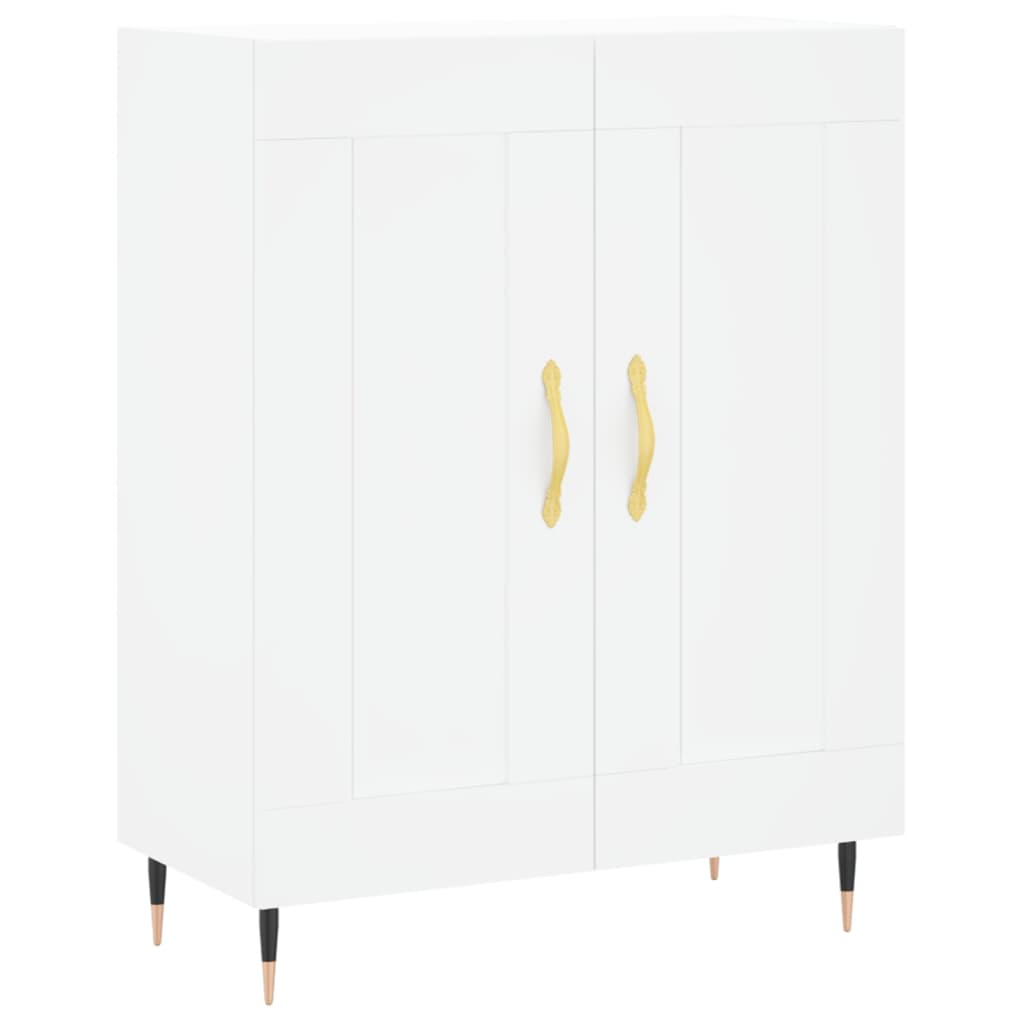 vidaXL Credenza Bianca 69,5x34x90 cm in Legno Multistrato