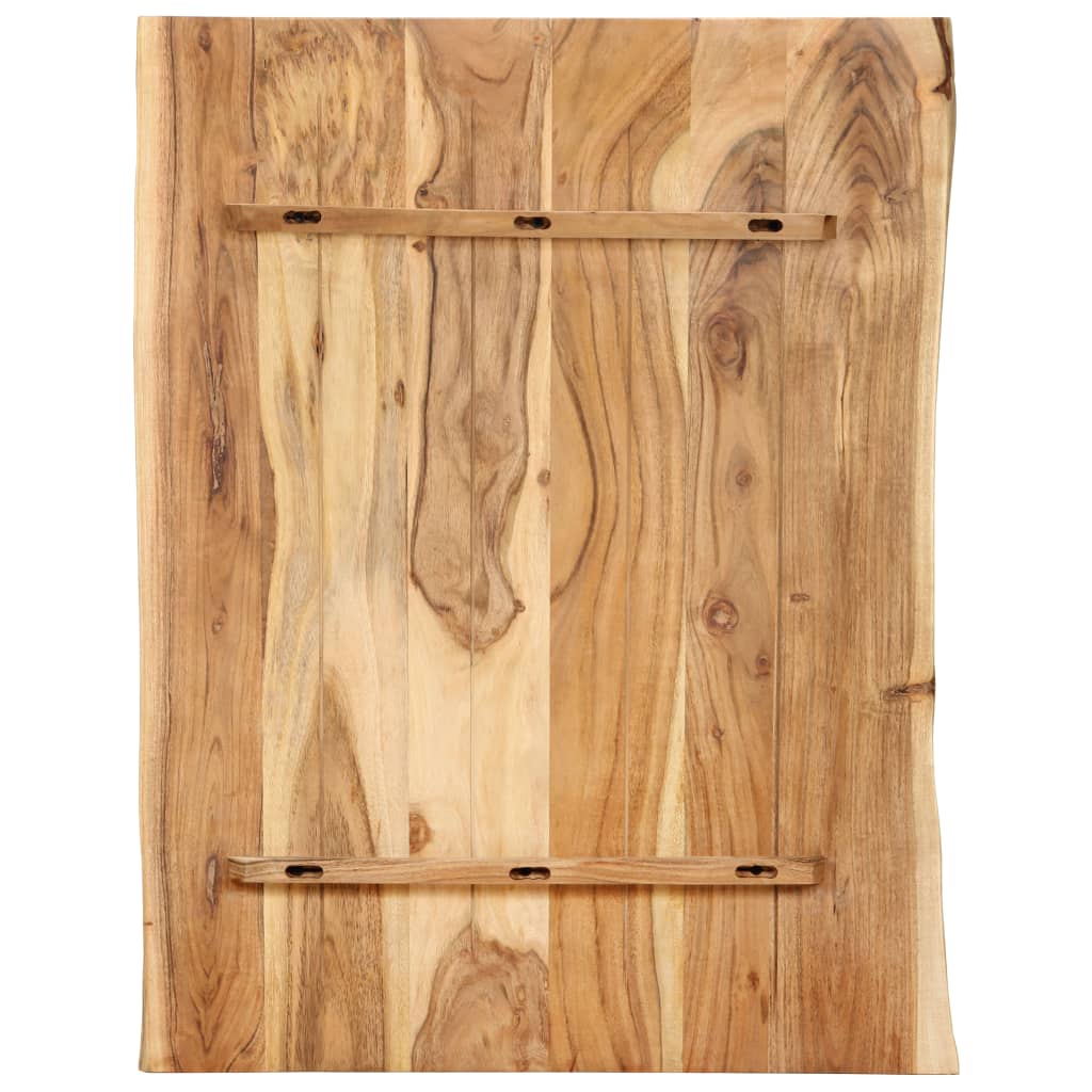 Tappeto da bagno in legno di acacia impermeabile 80x50 cm Vida XL -  Habitium®
