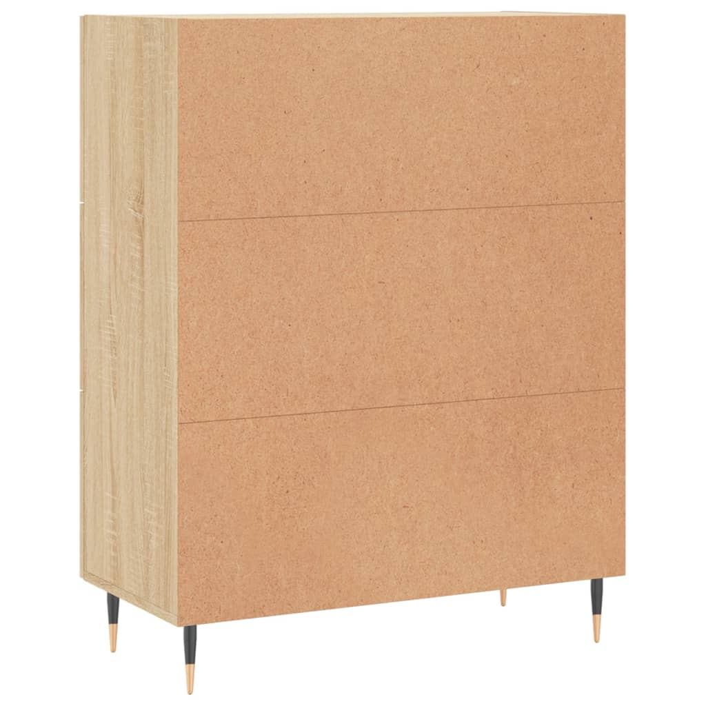 vidaXL Credenza Rovere Sonoma 69,5x34x90 cm in Legno Multistrato