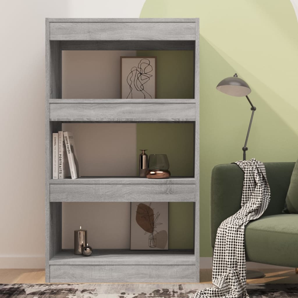 vidaXL Libreria/Divisorio Grigio Sonoma 60x30x103 cm in Truciolato