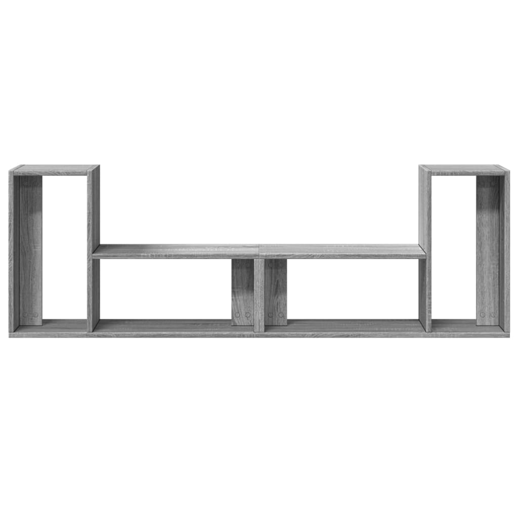 vidaXL Mobili TV 2 pz Grigio Sonoma 75x30x50 cm in Legno Multistrato