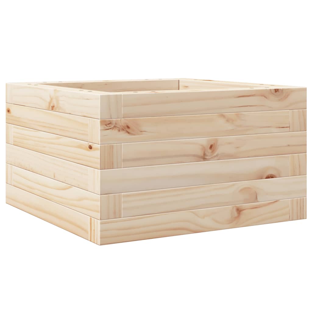 vidaXL Fioriera da Giardino 40x40x23 cm in Legno Massello di Pino