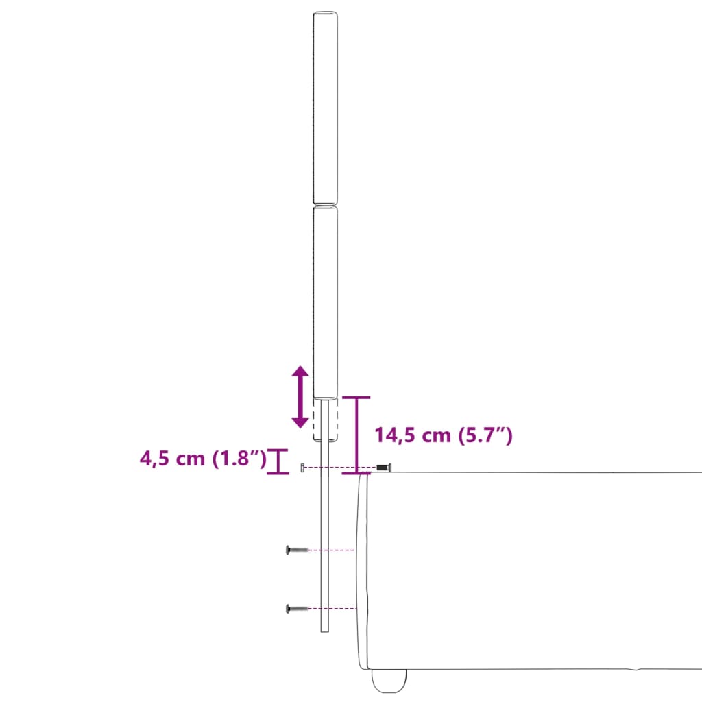 vidaXL Giroletto a Molle con Materasso Grigio Scuro 80x200 cm Tessuto