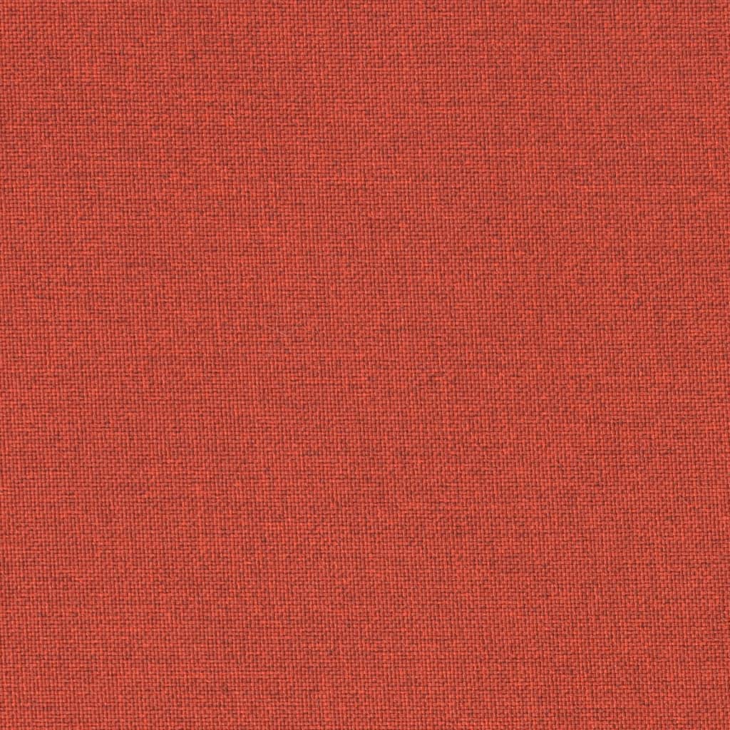 vidaXL Cuscino per Lettino Prendisole Rosso Mélange 200x50x4cm Tessuto