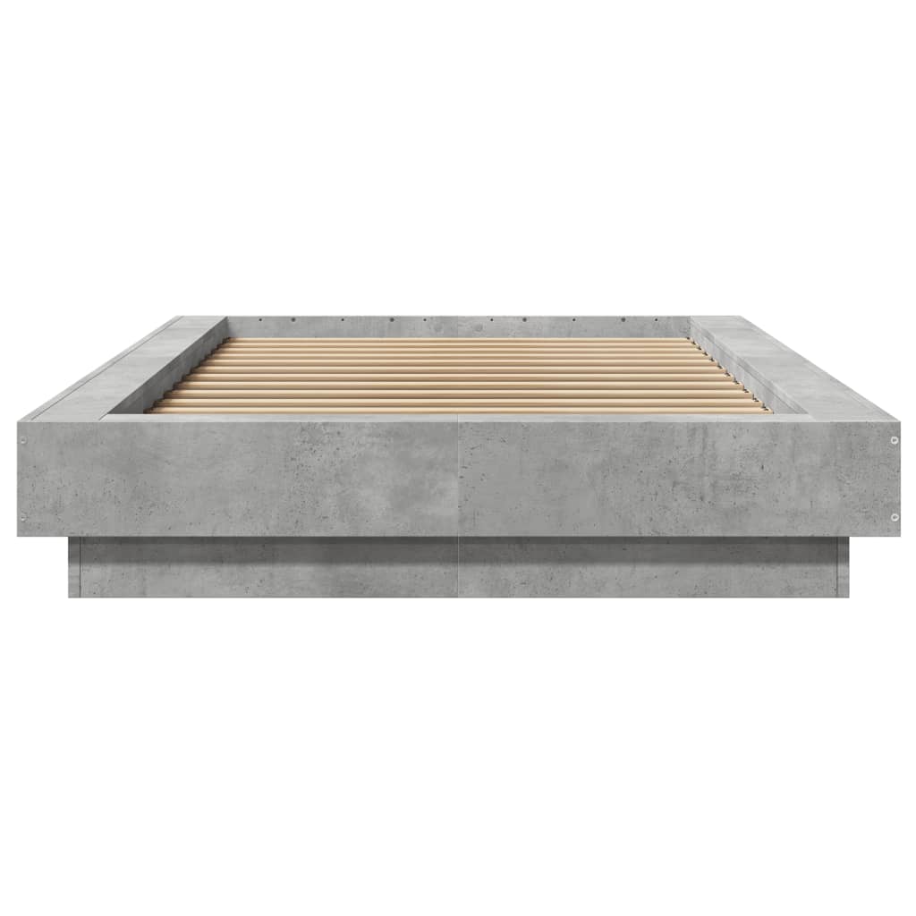 vidaXL Giroletto Grigio Cemento 100x200 cm in Legno Multistrato