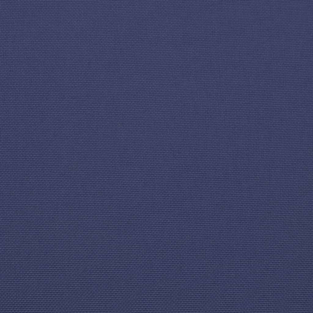 vidaXL Cuscini per Pallet 2 pz Blu Marino 40x40x3 cm in Tessuto Oxford