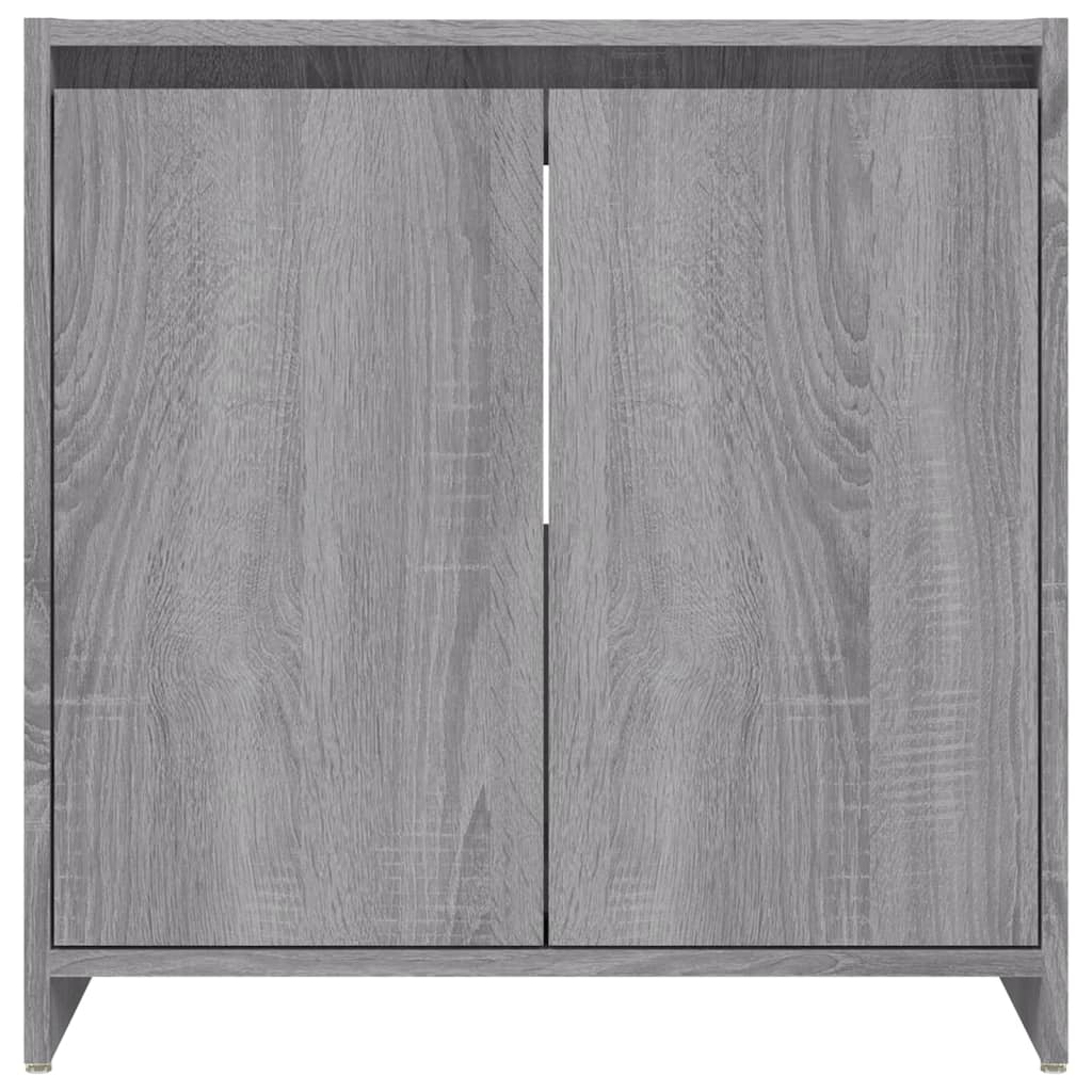 vidaXL Armadietto Bagno Grigio Sonoma 60x33x61 cm in Legno Multistrato