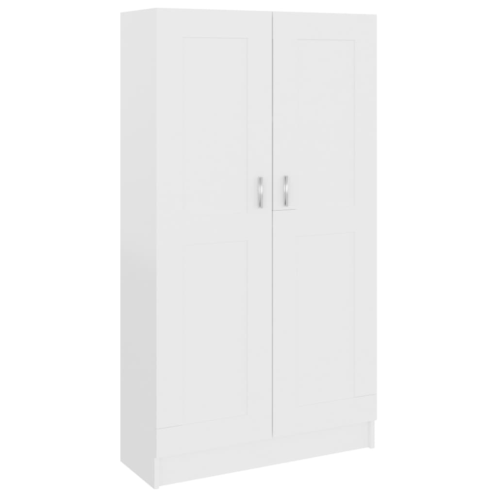 vidaXL Libreria Bianca 82,5x30,5x150 cm in Legno Multistrato