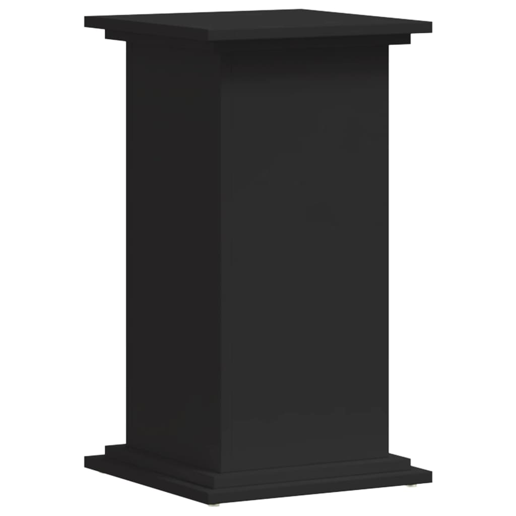 vidaXL Supporto per Piante Nero 33x33x60 cm in Truciolato