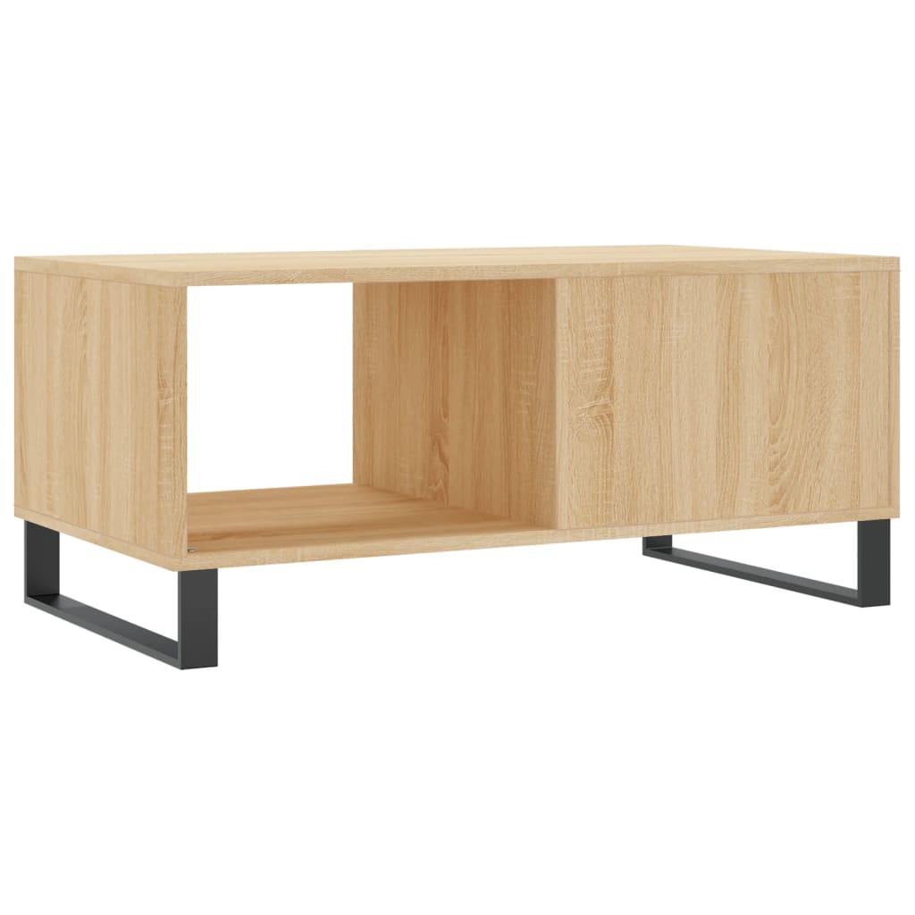 vidaXL Tavolino da Salotto Rovere Sonoma 90x50x40 cm Legno Multistrato