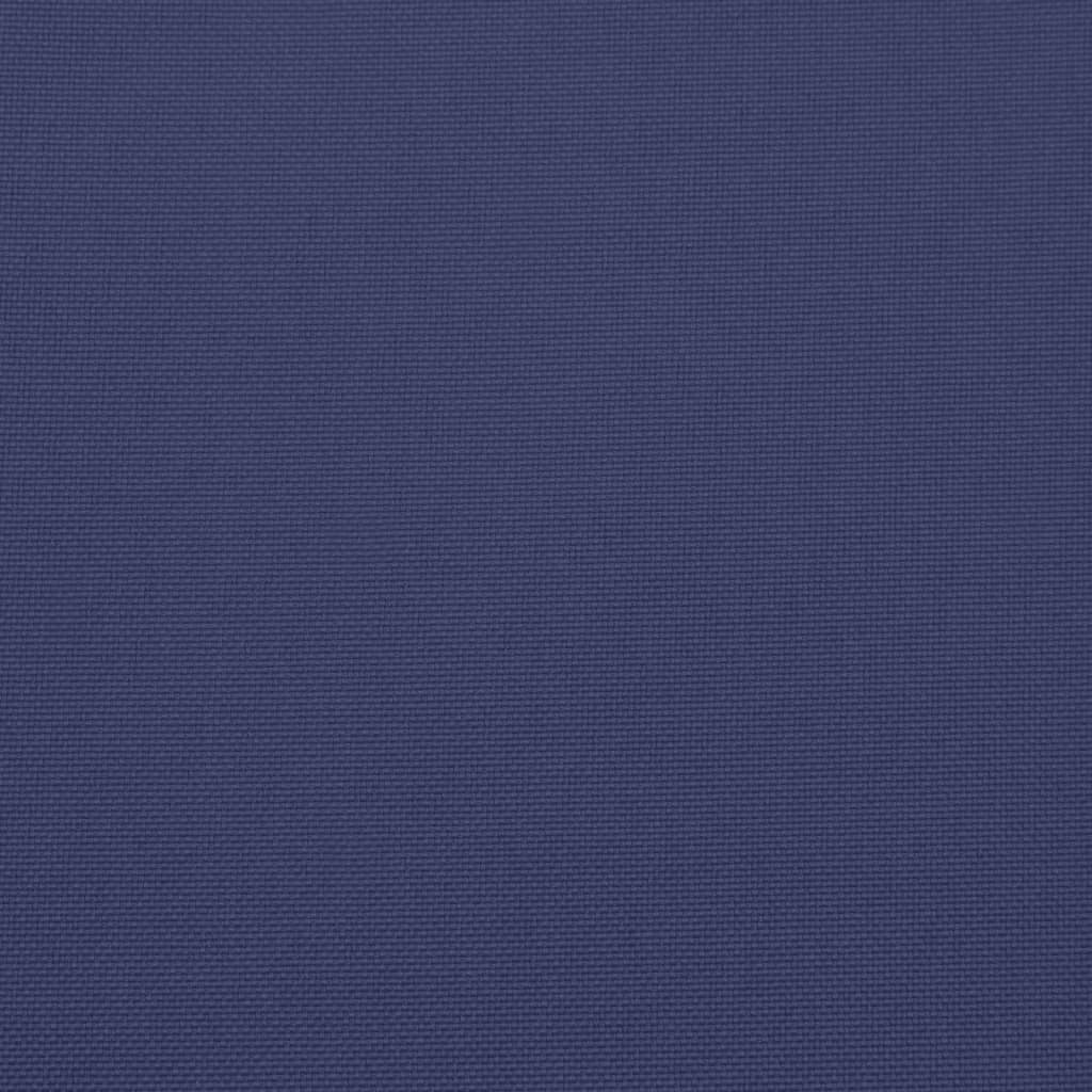 vidaXL Cuscino per Pallet Blu Marino 70x70x12 cm in Tessuto