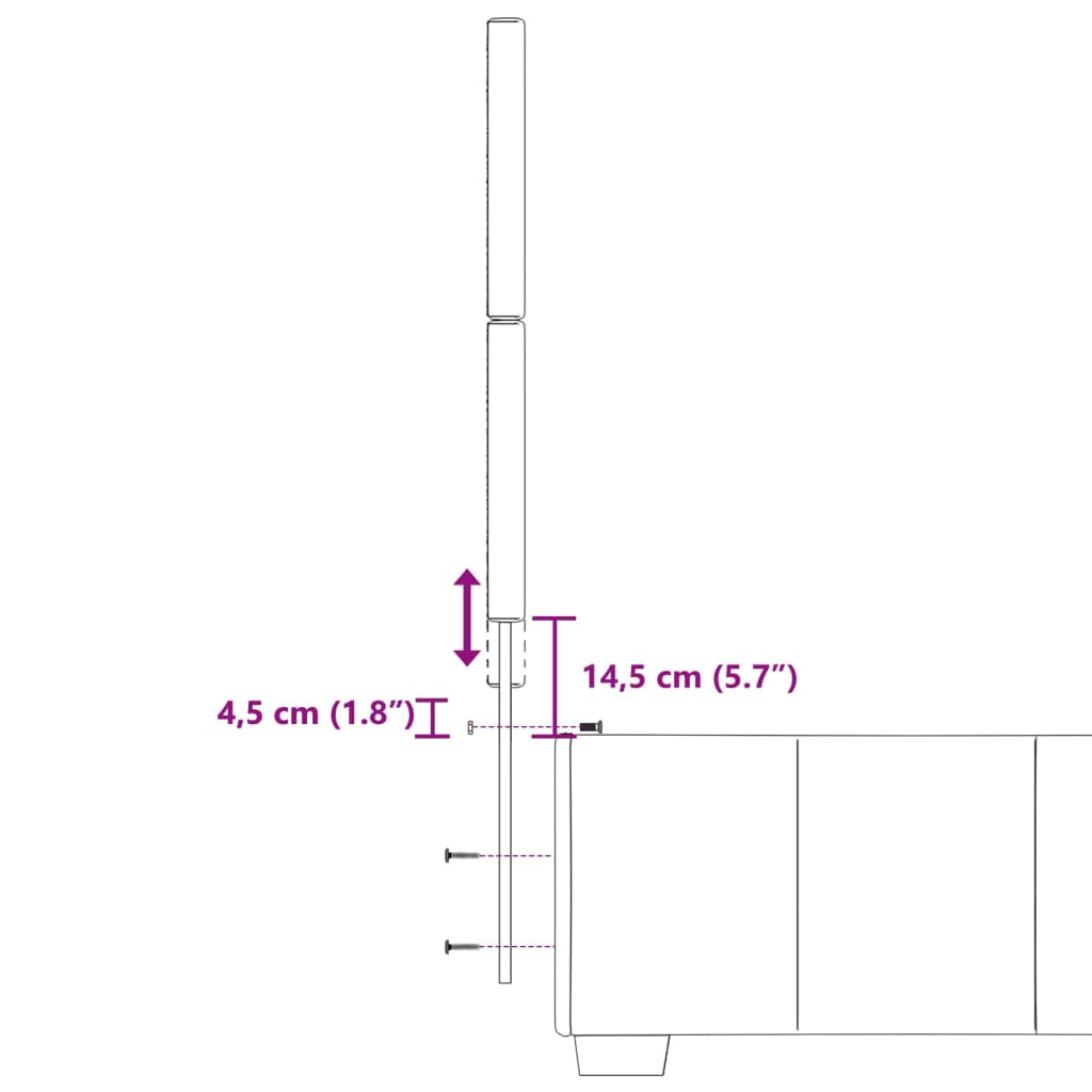 vidaXL Giroletto a Molle con Materasso Crema 100x200 cm in Tessuto