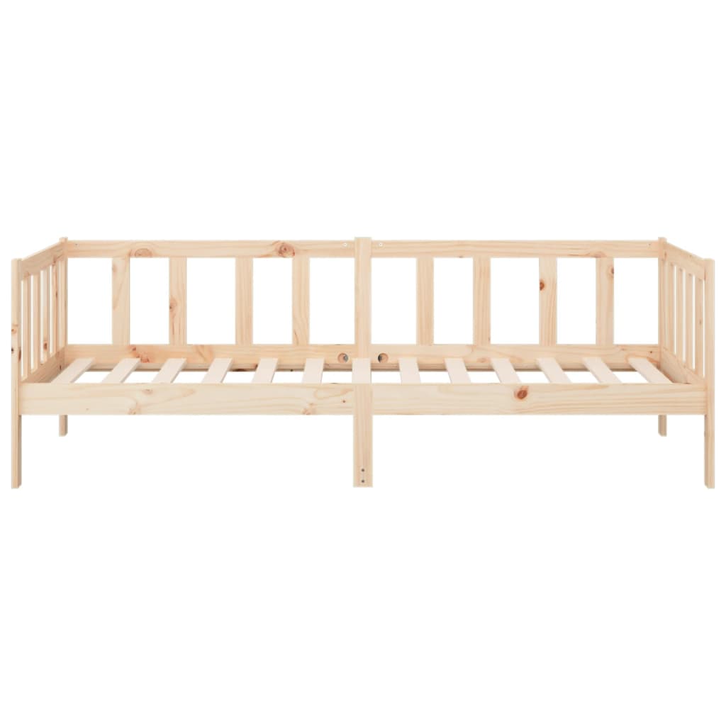 vidaXL Dormeuse senza Materasso 90x190 cm in Legno Massello di Pino