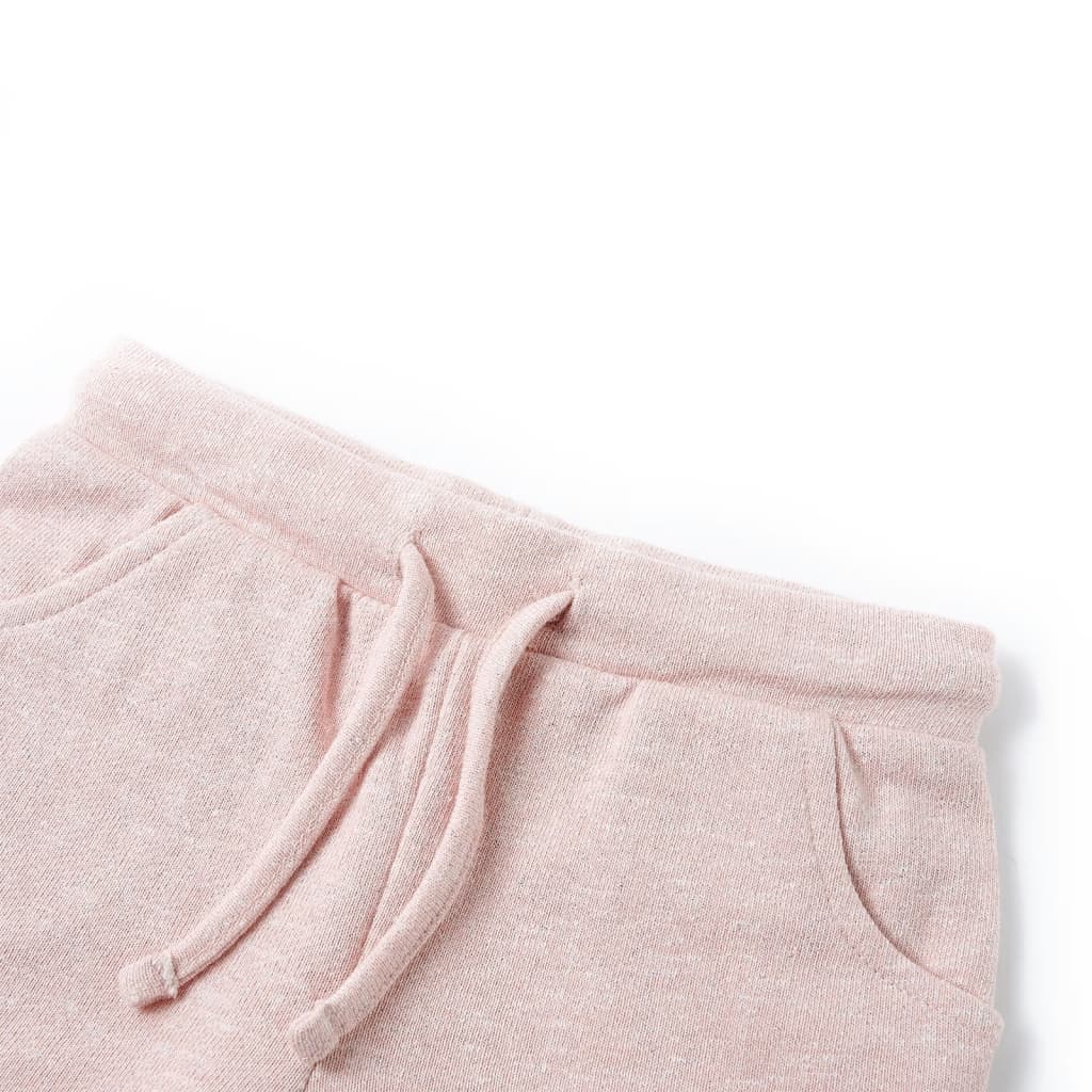 Pantaloncini per Bambini con Coulisse Rosa Chiaro Misto 92