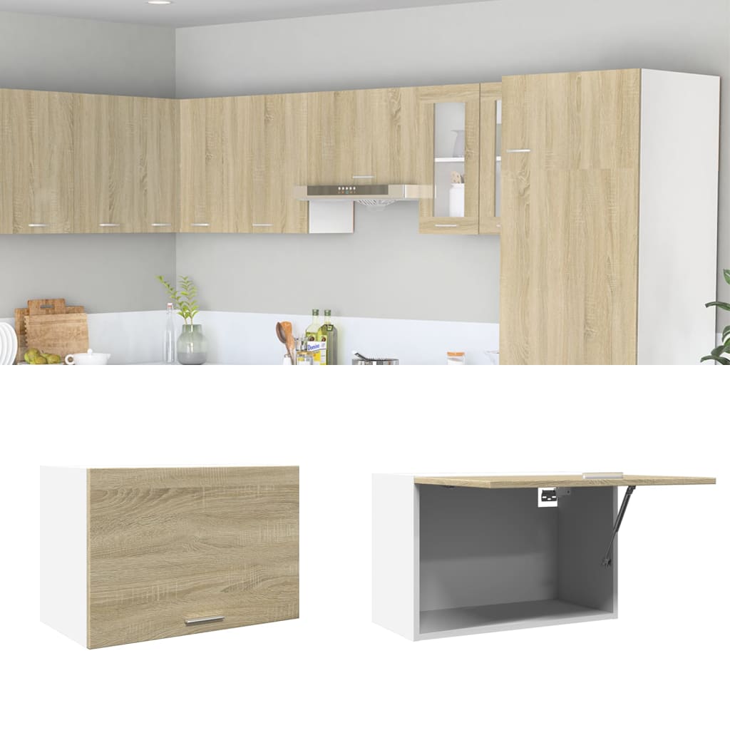 vidaXL Mobile Pensile Rovere Sonoma 60x31x40 cm in Legno Multistrato