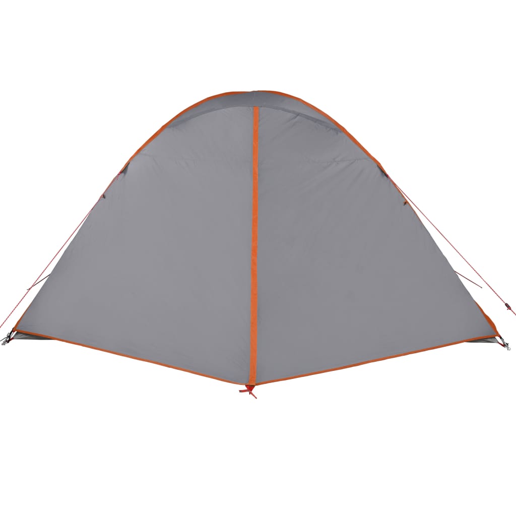 vidaXL Tenda da Campeggio a Cupola 6 Persone Arancione Impermeabile