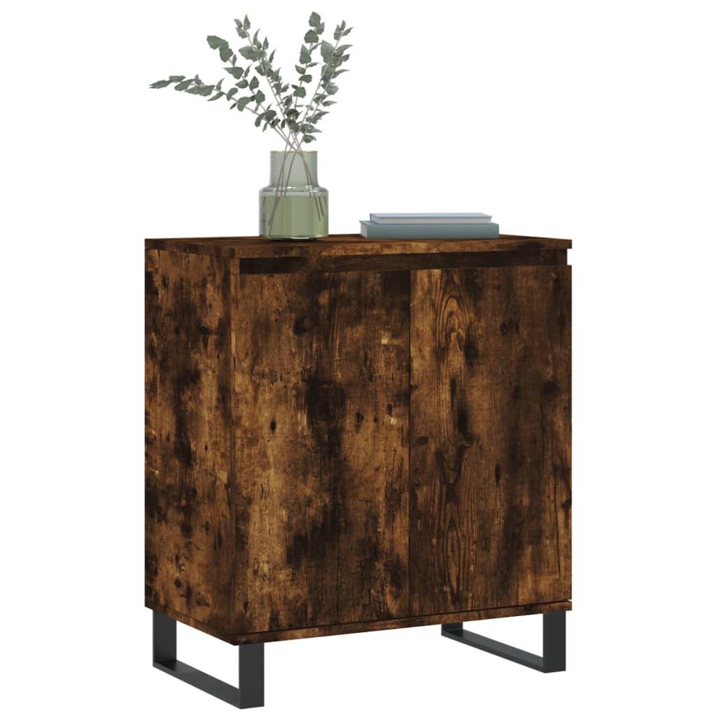 vidaXL Credenza Rovere Fumo 60x35x70 cm in Legno Multistrato