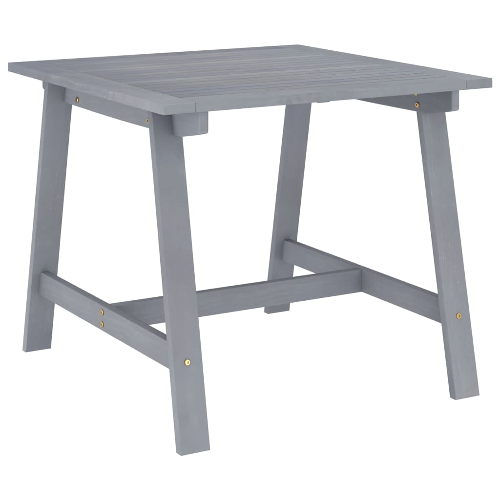 vidaXL Set da Pranzo da Giardino 3 pz Legno Massello di Acacia Grigio