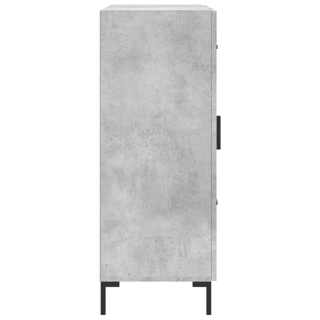 vidaXL Credenza Grigio Cemento 69,5x34x90 cm in Legno Multistrato