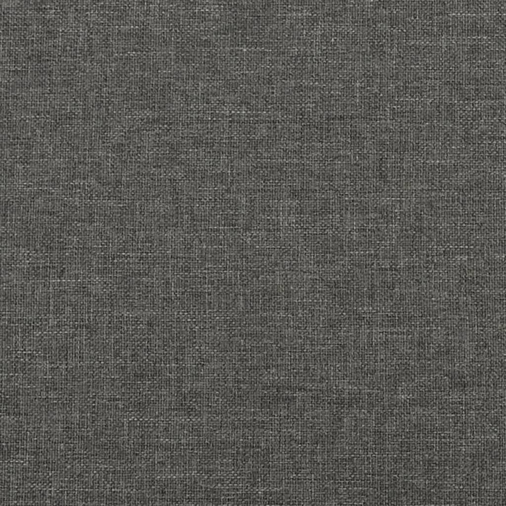 vidaXL Testiera 2 pz Grigio Scuro 90x5x78/88 cm in Tessuto