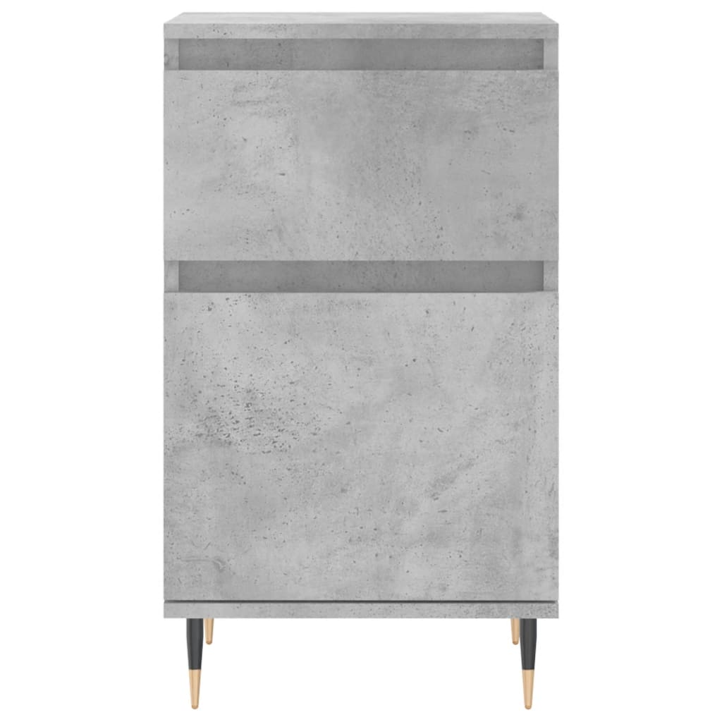 vidaXL Credenza Grigio Cemento 40x35x70 cm in Legno Multistrato