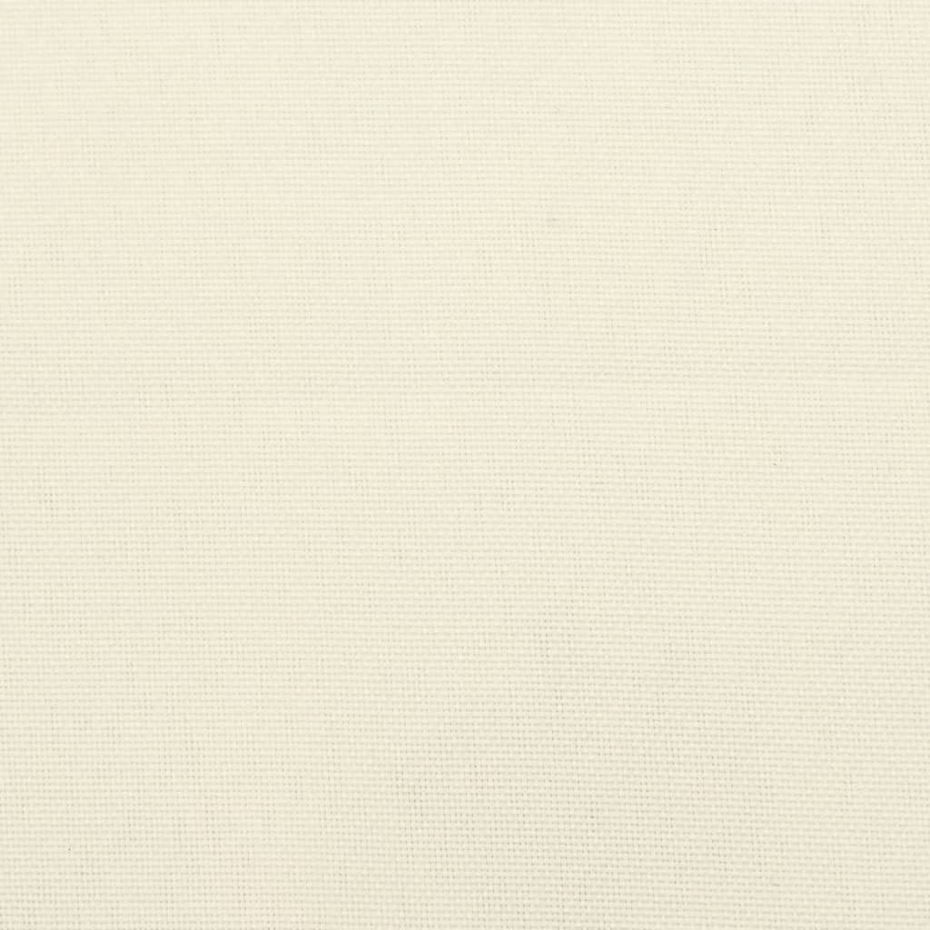 vidaXL Cuscino per Panca Bianco Crema 180x(50+50)x7 cm Tessuto Oxford