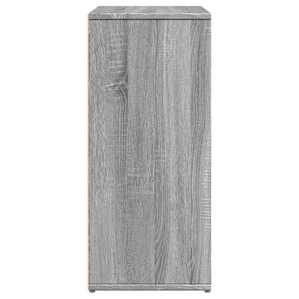 vidaXL Credenze 2 pz Grigio Sonoma 60x31x70 cm in Legno Multistrato