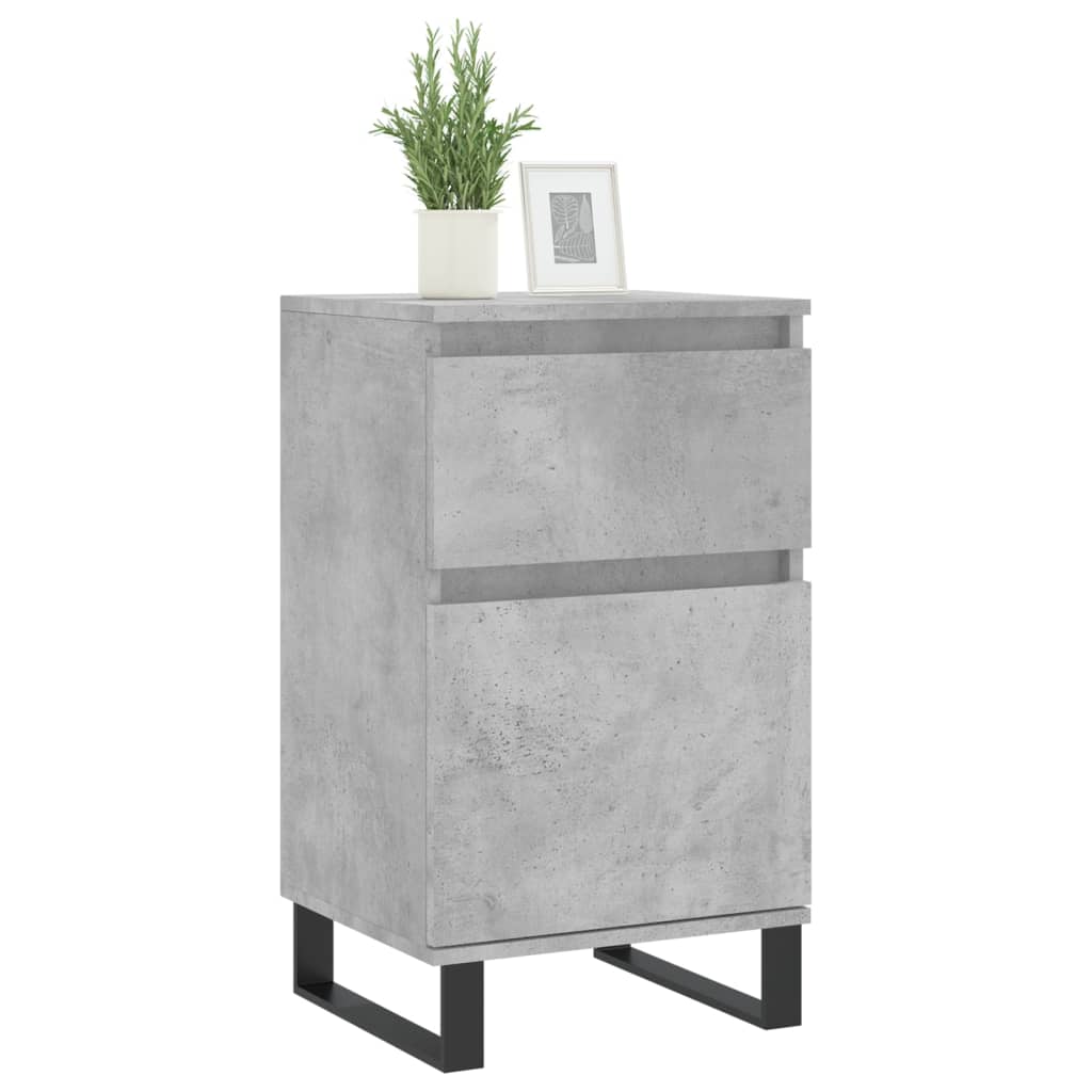 vidaXL Credenza Grigio Cemento 40x35x70 cm in Legno Multistrato