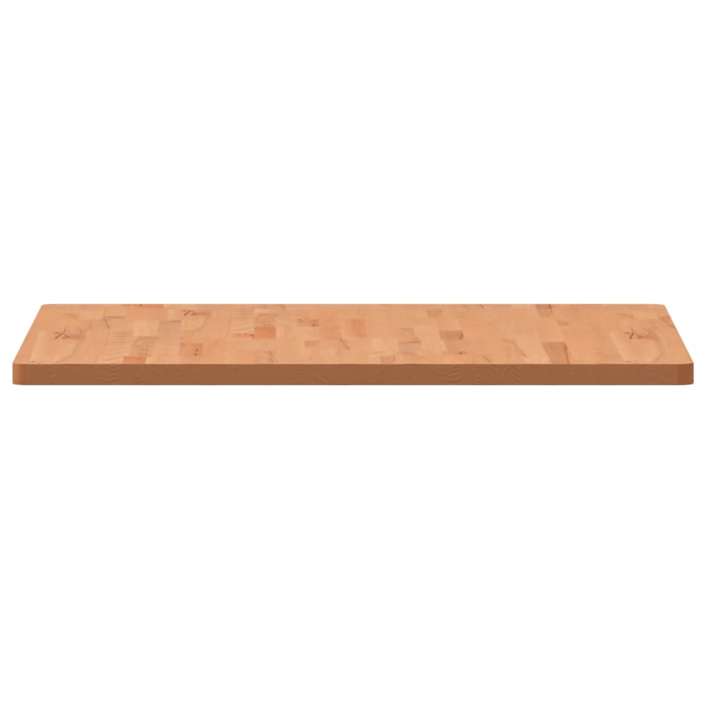 vidaXL Piano per Tavolo 80x80x2,5 cm Quadrato Legno Massello di Faggio