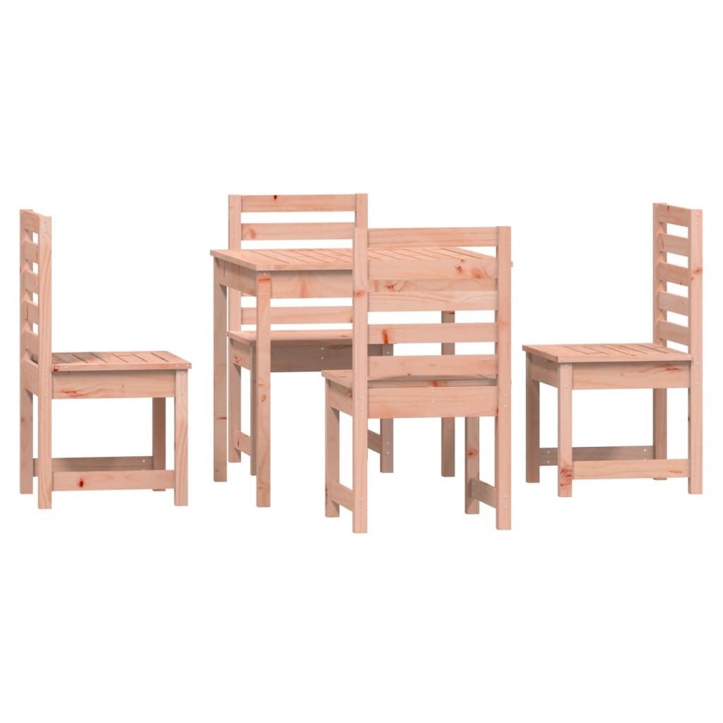 vidaXL Set da Pranzo per Giardino 5 pz in Legno Massello di Douglas