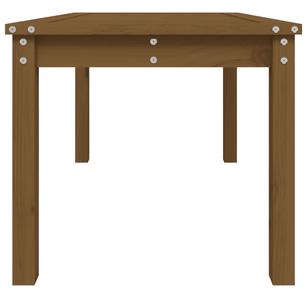 vidaXL Tavolo da Giardino Ambra 82,5x50,5x45 cm Legno Massello Pino