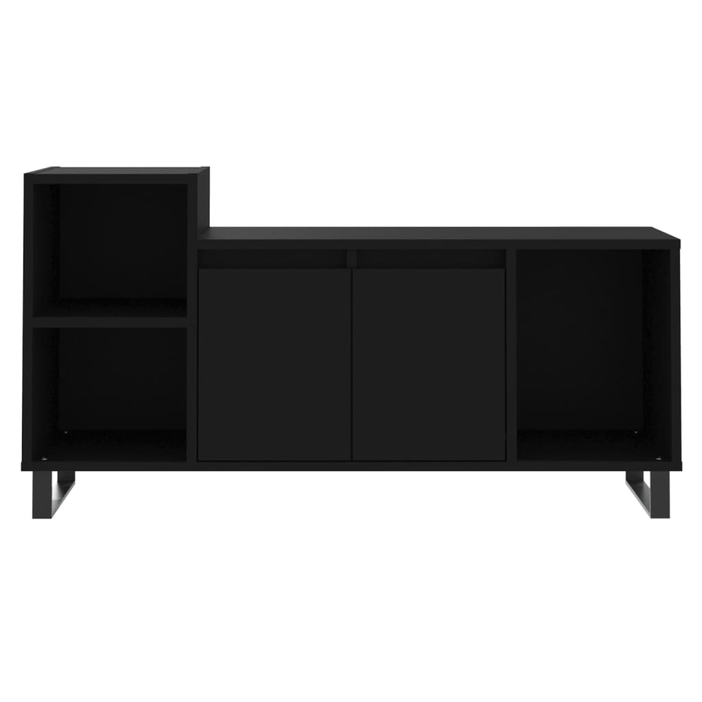 vidaXL Mobile Porta TV Nero 100x35x55 cm in Legno Multistrato