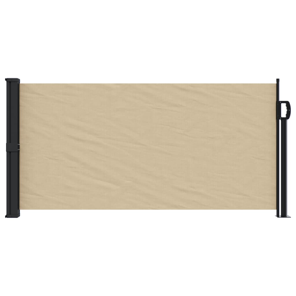 vidaXL Tenda da Sole Laterale Retrattile Beige 100x300 cm