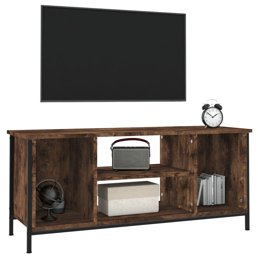 vidaXL Mobile TV Rovere Fumo 102x35x45 cm in Legno Multistrato