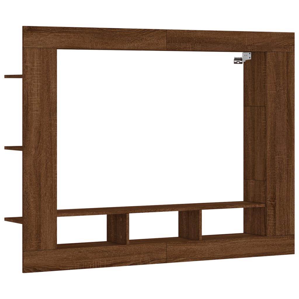 vidaXL Mobile Porta TV Rovere Marrone 152x22x113 cm Legno Multistrato