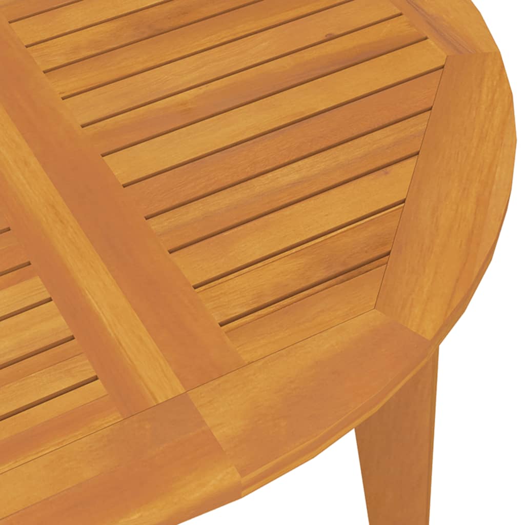 vidaXL Set Mobili da Pranzo per Giardino 5 pz Legno Massello di Acacia