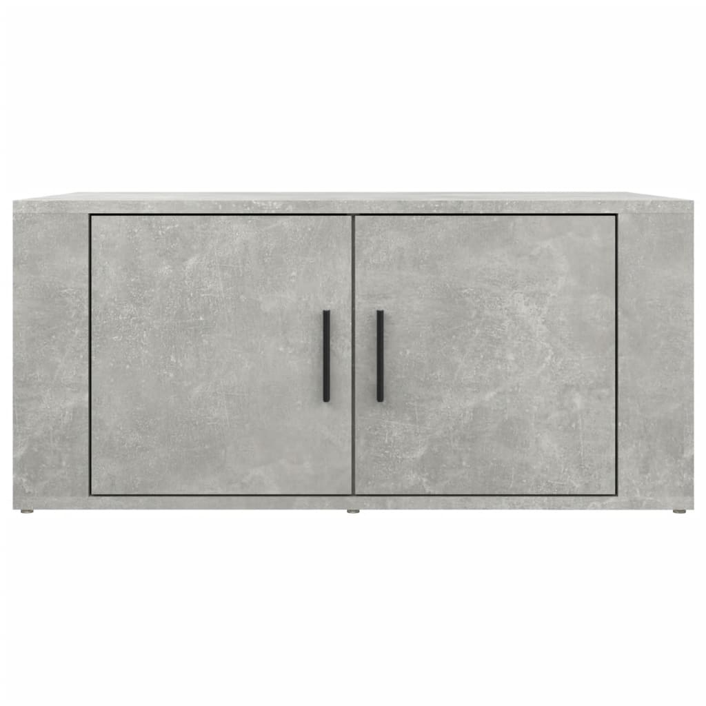 vidaXL Tavolino Salotto Grigio Cemento 80x50x36 cm Legno Multistrato