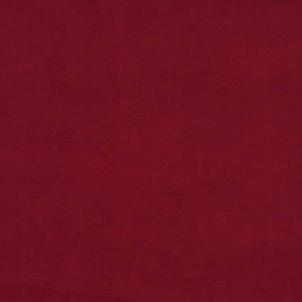 vidaXL Panca Rosso Vino 100x35x41 cm in Velluto