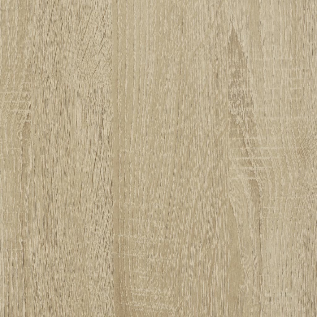 vidaXL Tavolino con Ruote Rovere Sonoma 55x60x78 cm in Truciolato