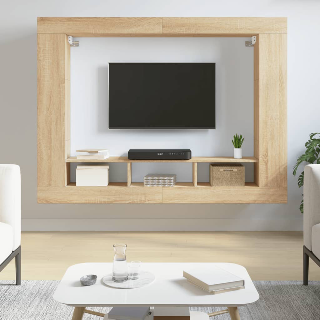 vidaXL Mobile Porta TV Rovere Sonoma 152x22x113cm in Legno Multistrato