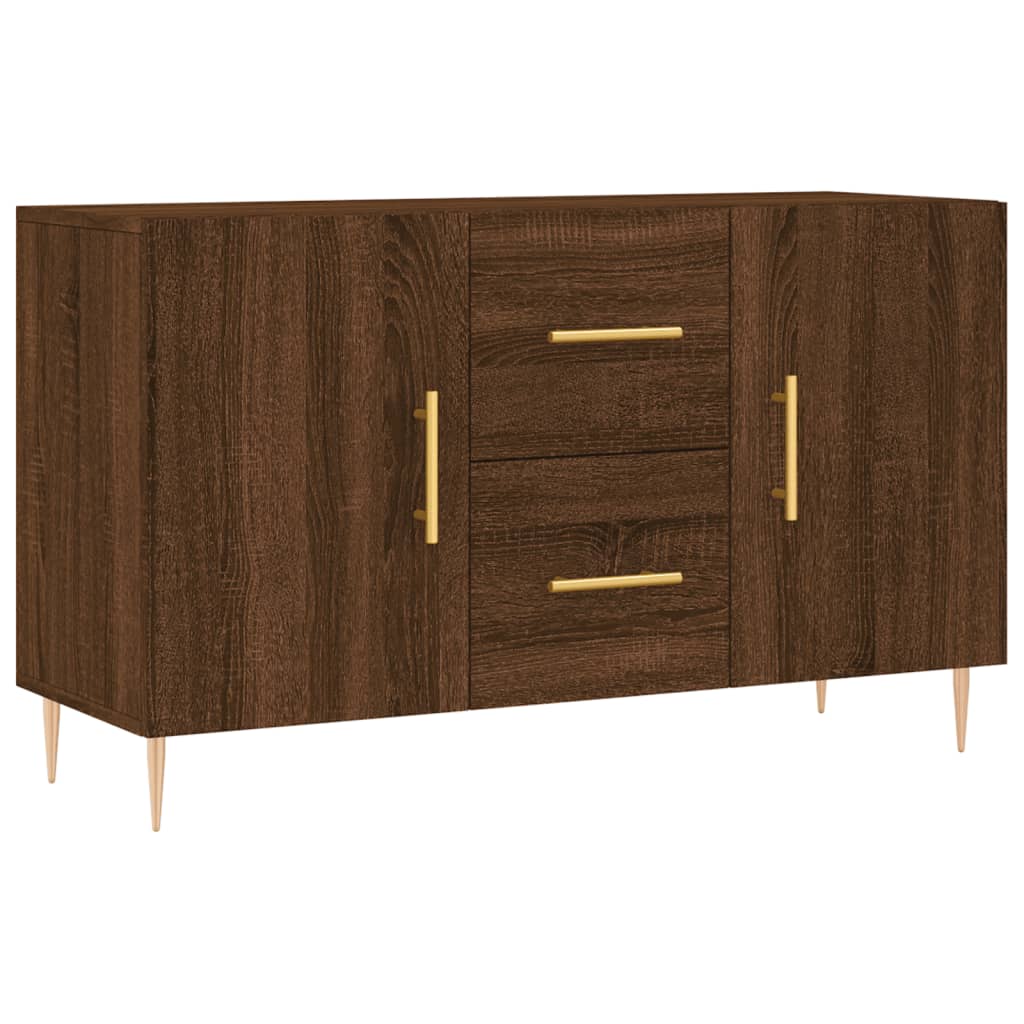 vidaXL Credenza Rovere Marrone 100x36x60 cm in Legno Multistrato